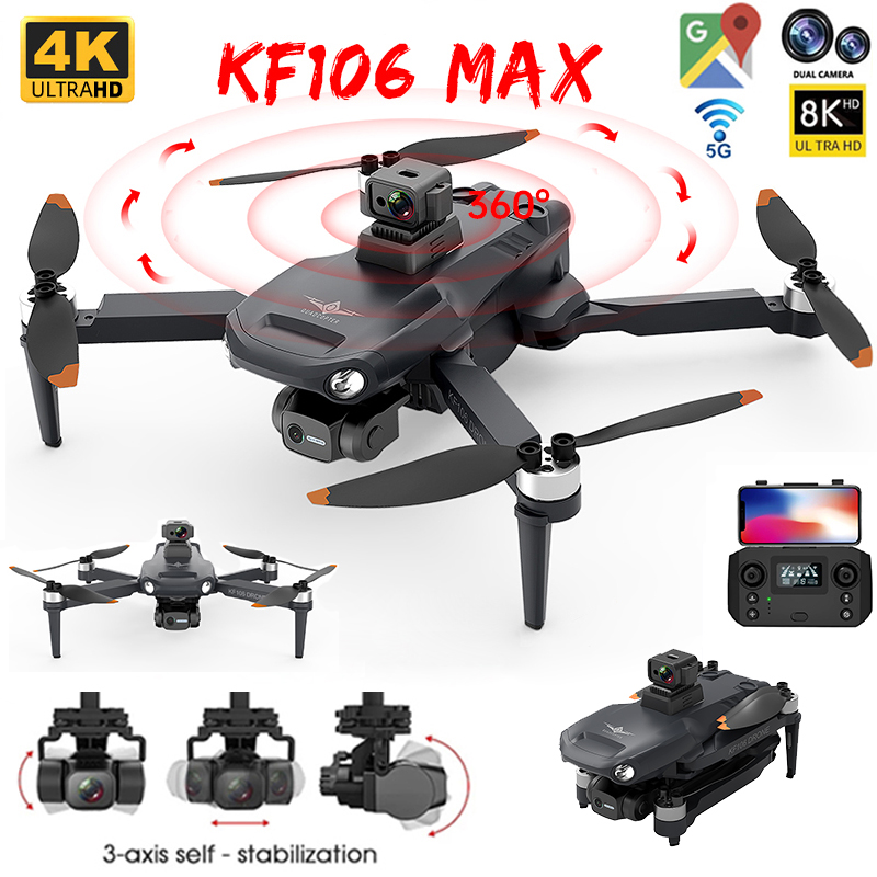 Camera Gimbal Stabilizer 3 Axis Dslr - Drone KF106 Max Baru 2022 8K