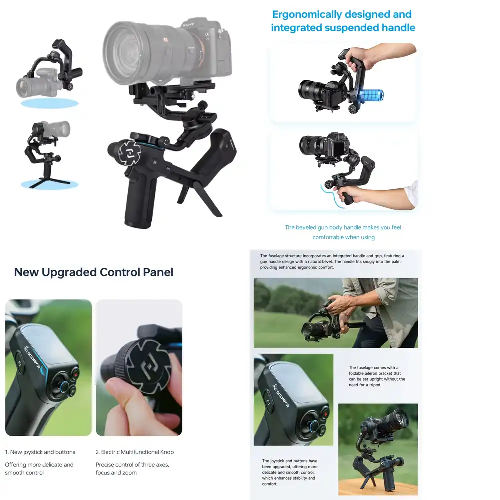 Gimbal Stabilizer For Phone 3 Axis - FeiyuTech Feiyu Scorp 2 Gimbal Stabilizer