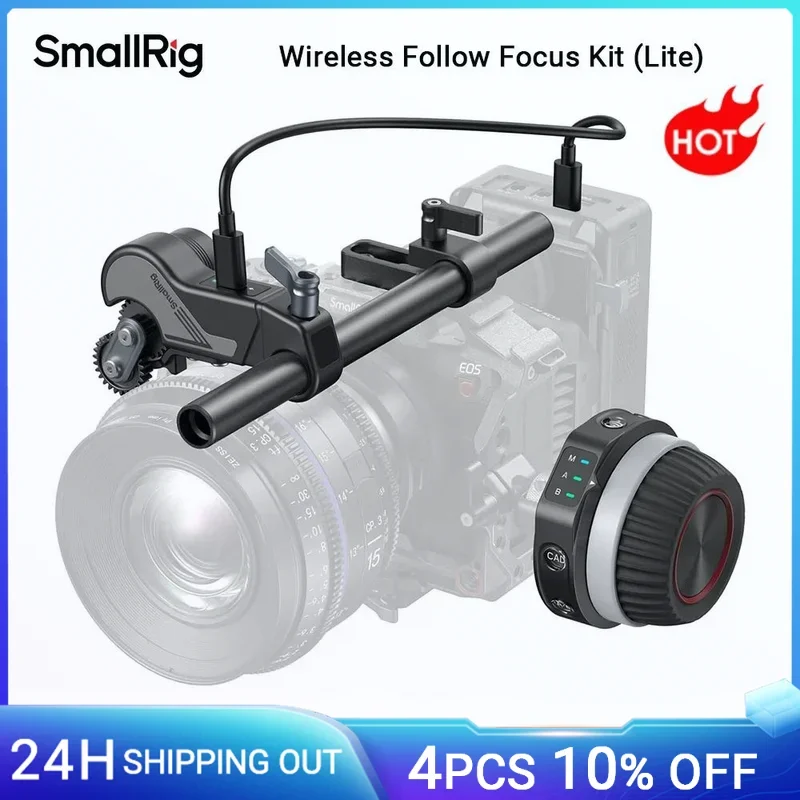 Follow Focus Kit Wireless - SmallRig Wireless Follow Focus Kit (Lite)