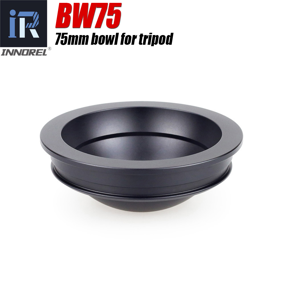 Video Tripod Fluid Head 75Mm - Innorel BW75 75 Mm Mangkuk untuk