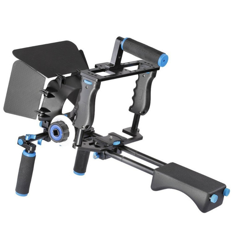 Camera Shoulder Rig Kit - Rig Video Profesional Penstabil Kamera Bahu