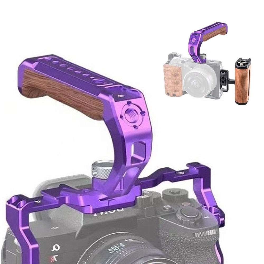 Camera Cage Rig Dslr - Pegangan Atas Kamera Universal dengan Sepatu