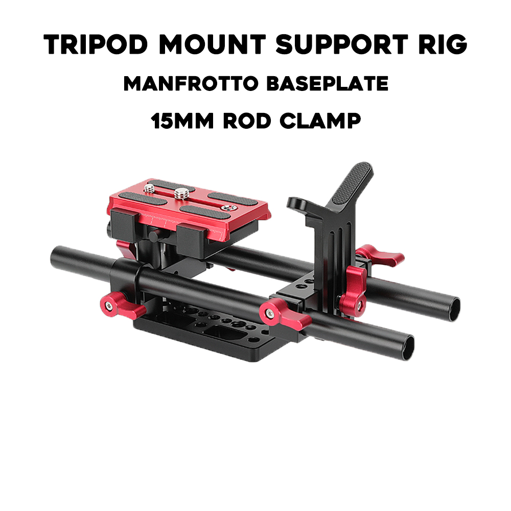 Camera Shoulder Rig Kit - HDRIG Universal Tripod Mount, pendukung Rig