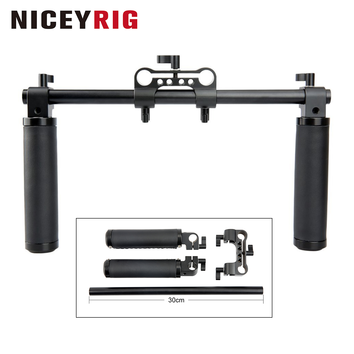 Camera Shoulder Rig Kit - Kit Pegangan Kamera NICEYRIG dengan Penjepit