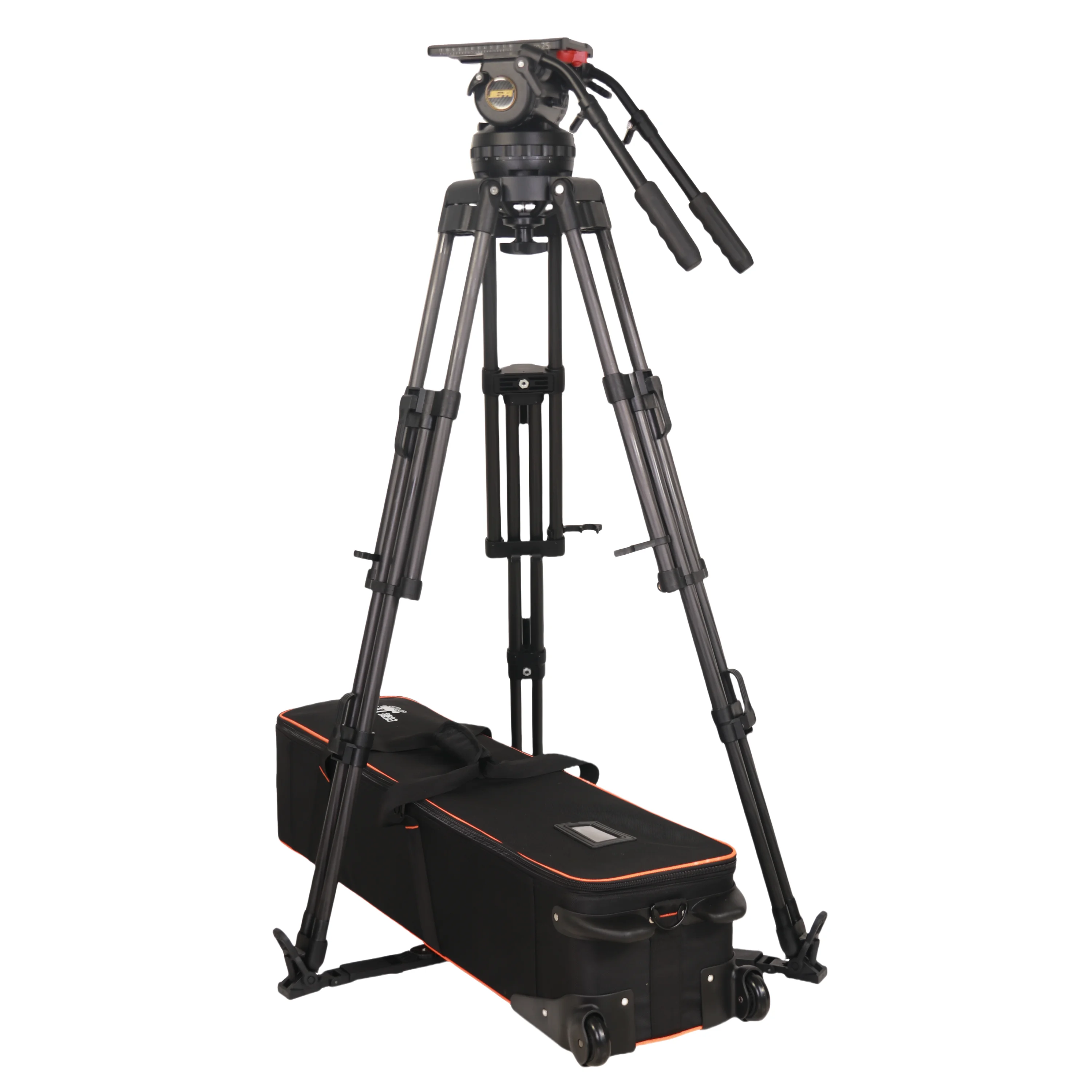 Video Head Tripod Carbon Fiber - JIEPAI JP-V25T 40KG Tripod Tugas Berat