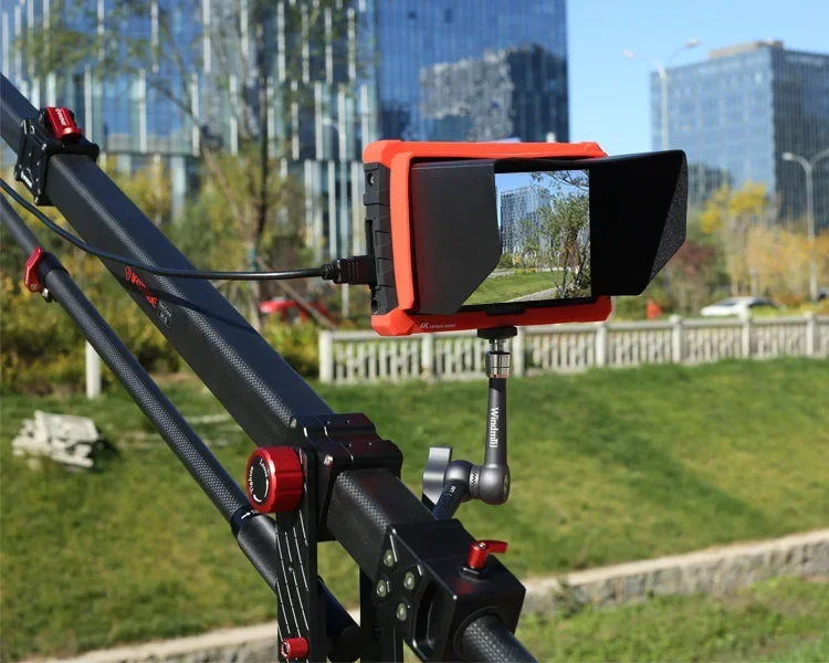 Camera Monitor 7 Inch Hdmi 4K - 2026 Lilliput A7S Red Silion Rubber
