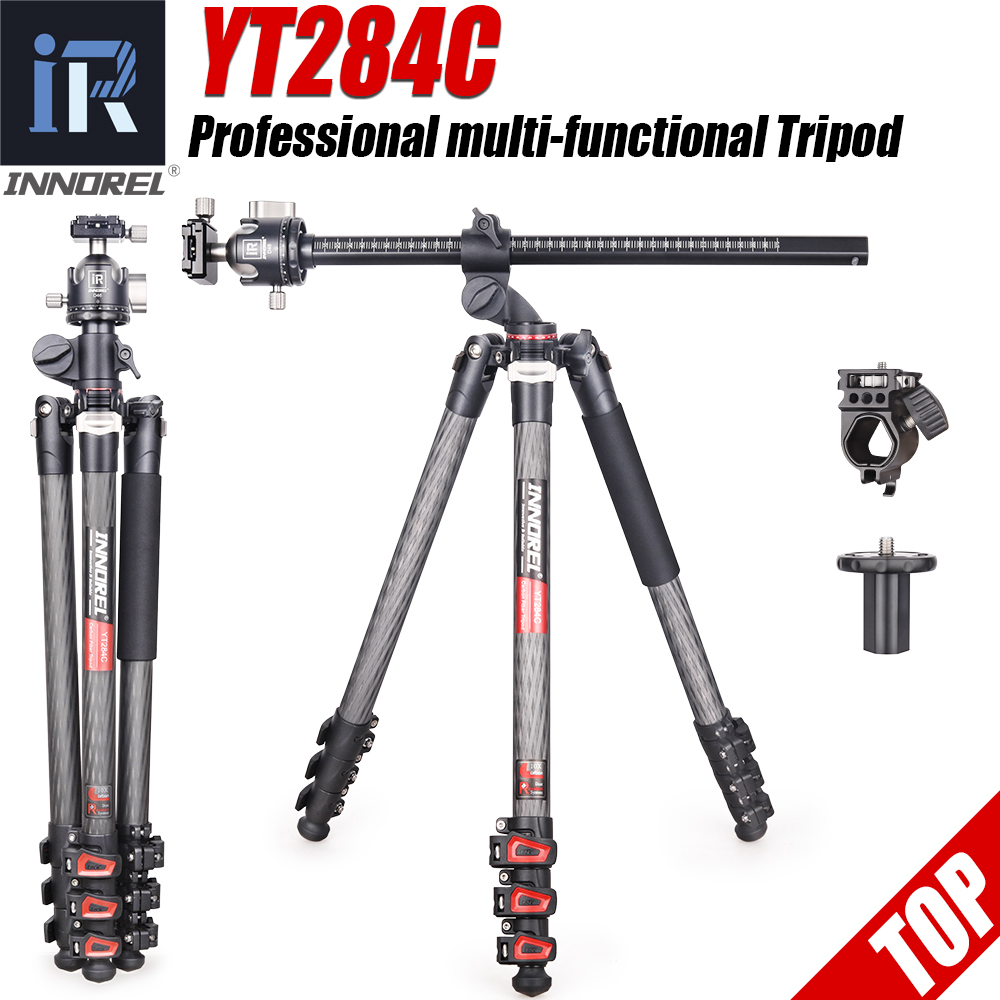 Video Head Tripod Carbon Fiber - INNOREL YT284C Tripod Kamera Karbon Profesional