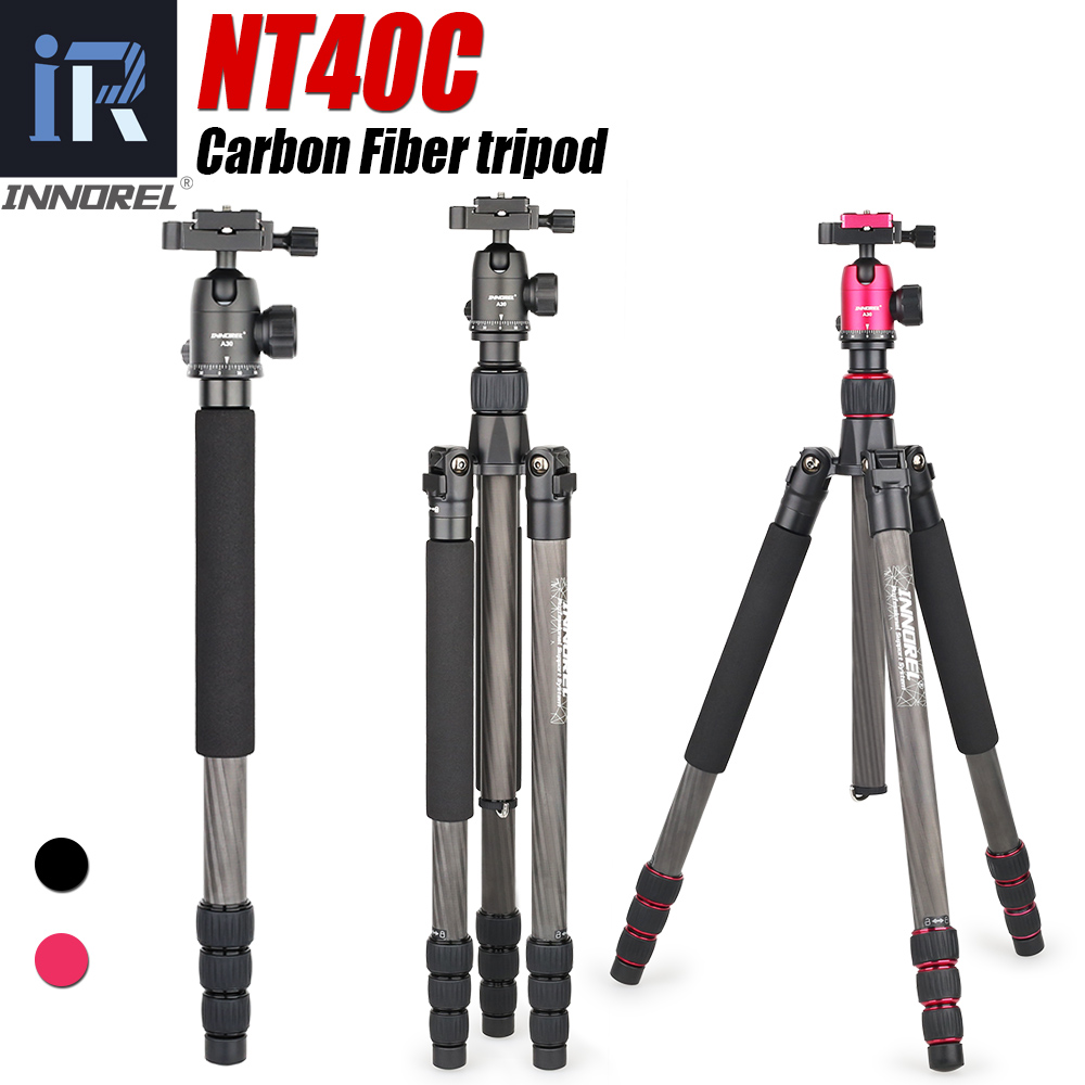 Video Head Tripod Carbon Fiber - Innorel NT40C Tripod Monopod dengan Kepala