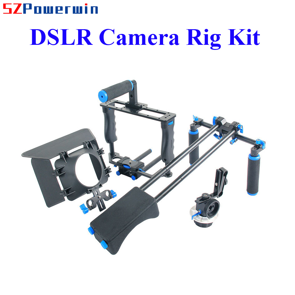 Kit Rig Bahu Video Powerwin DS - Camera Shoulder Rig Kit ulasan dan harga