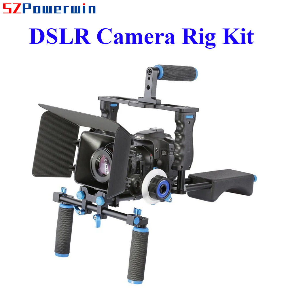 Kit Rig Bahu Video Powerwin DS - Camera Shoulder Rig Kit ulasan dan harga