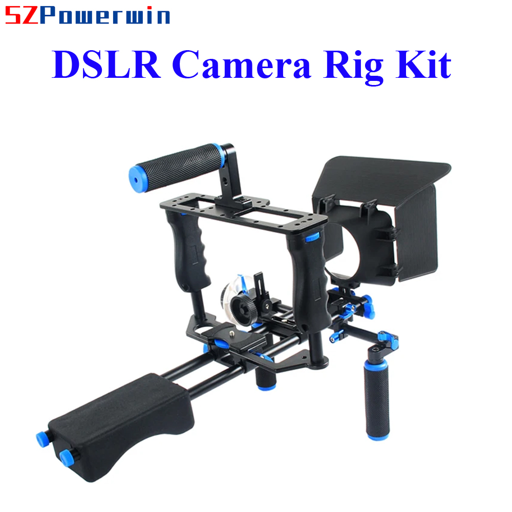 Kit Rig Bahu Video Powerwin DS - Camera Shoulder Rig Kit ulasan dan harga