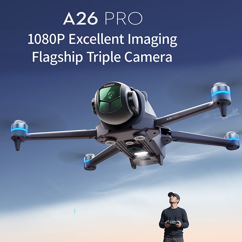 Drone GPS A26 Pro dengan Remot - Camera Gimbal Stabilizer 3 Axis Dslr ulasan dan harga