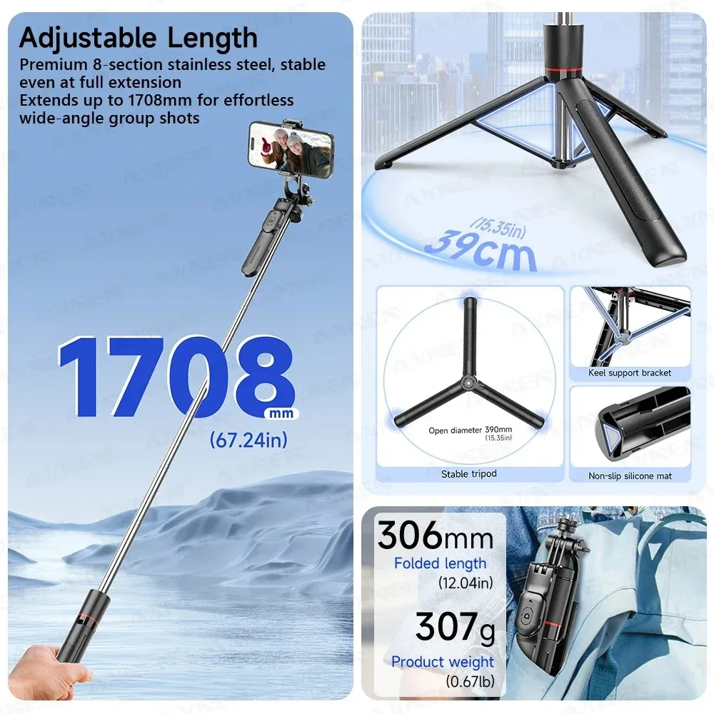 Tripod Tongkat Selfie F16 deng - Video Head Tripod Carbon Fiber ulasan dan harga