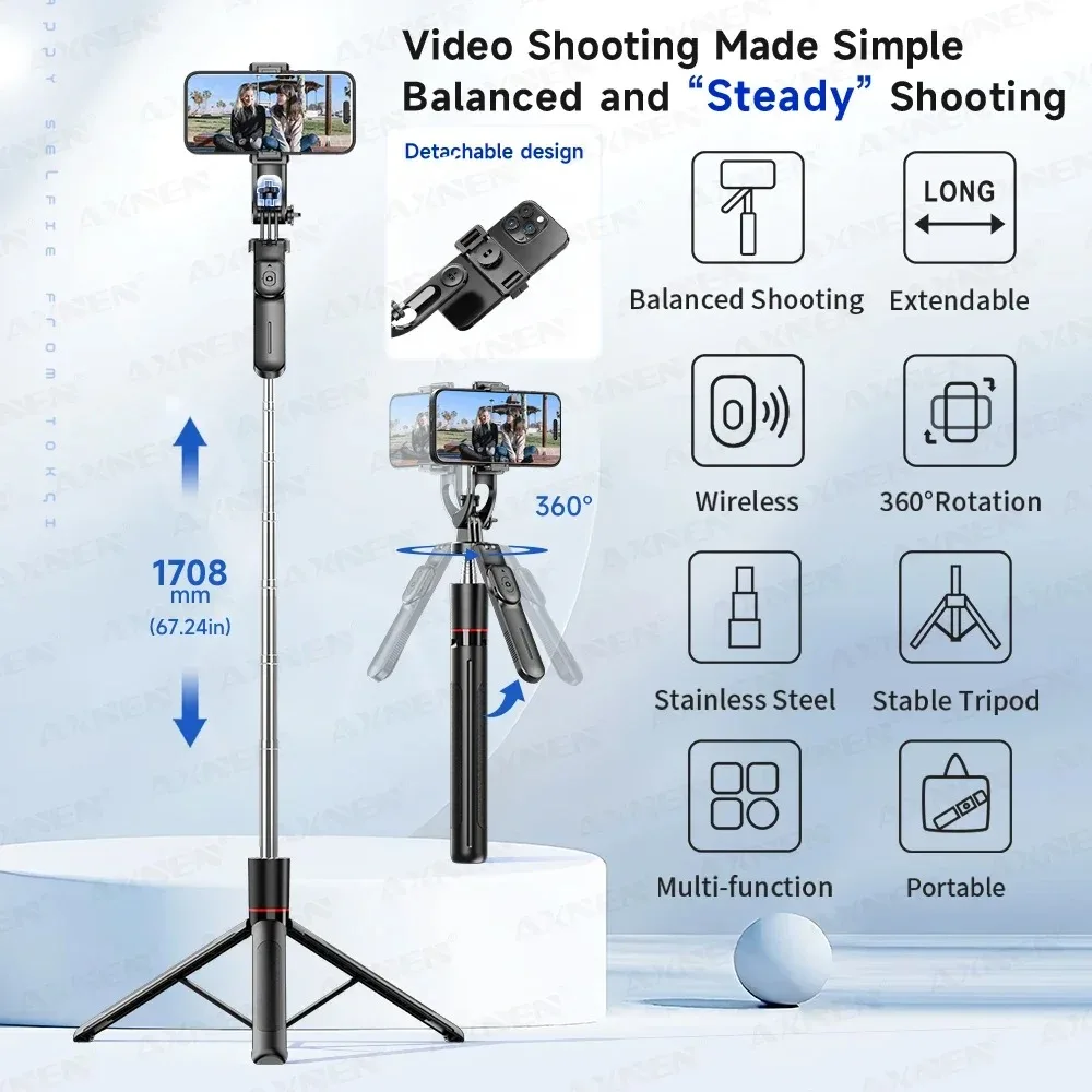 Tripod Tongkat Selfie F16 deng - Video Head Tripod Carbon Fiber ulasan dan harga