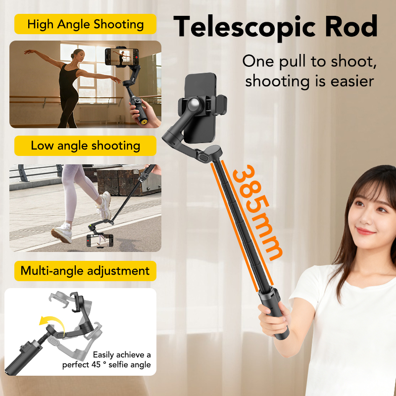 AOCHUAN Smart X3 360 °   Stabi - Gimbal Stabilizer For Phone 3 Axis ulasan dan harga