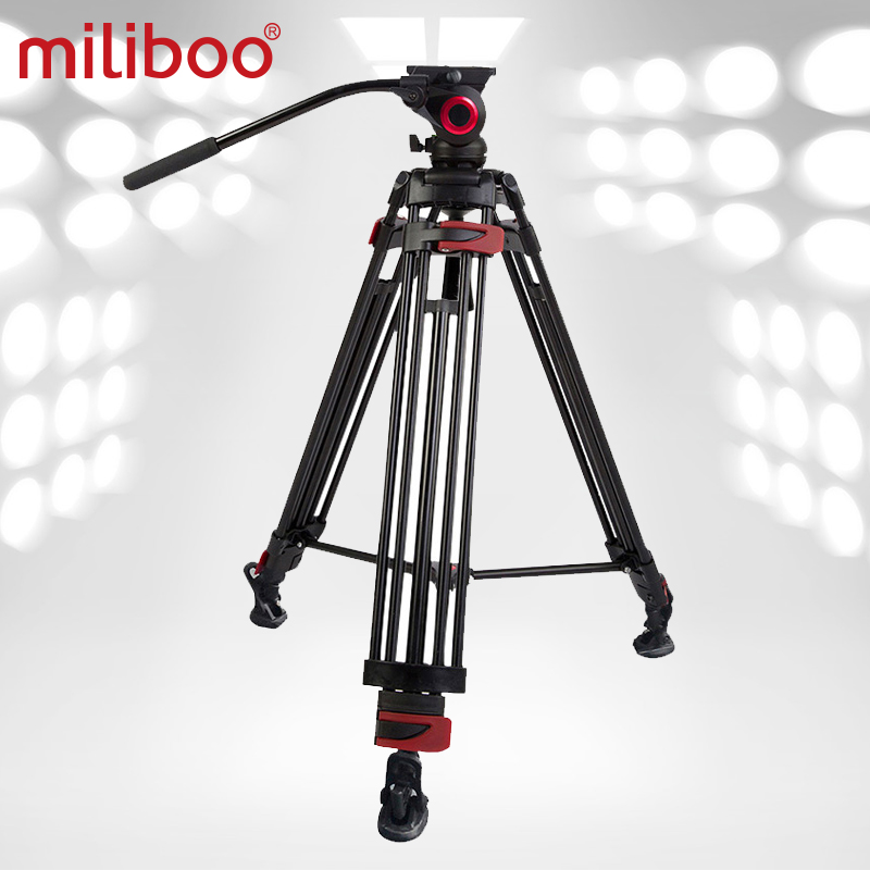 miliboo 603A Tripod Kamera Pro - Video Tripod Fluid Head 75Mm ulasan dan harga