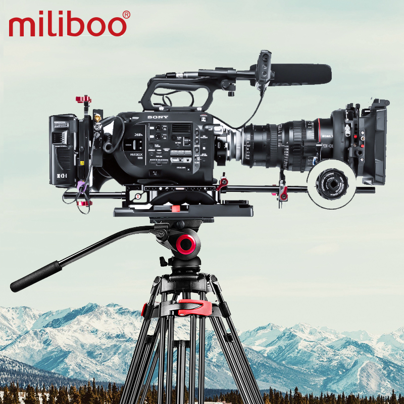 miliboo 603A Tripod Kamera Pro - Video Tripod Fluid Head 75Mm ulasan dan harga