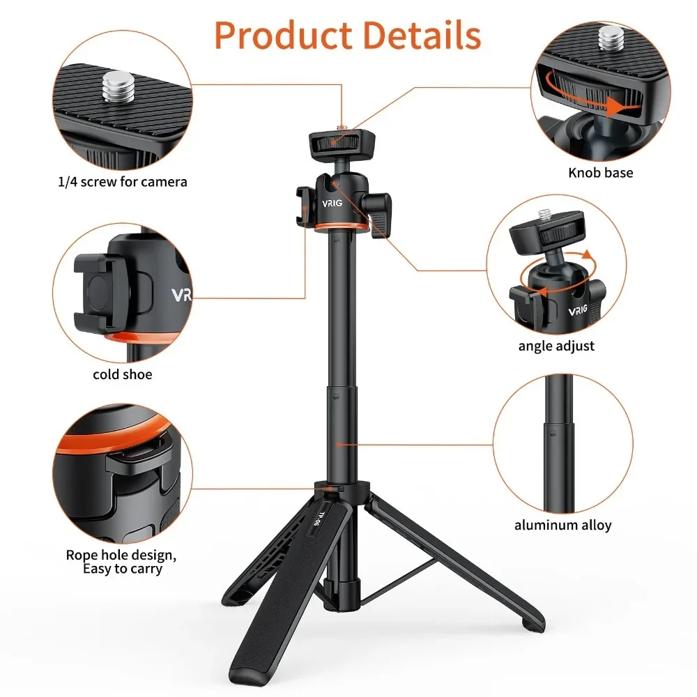 TP-06 Mini diperpanjang Tripod - Video Head Tripod Carbon Fiber ulasan dan harga