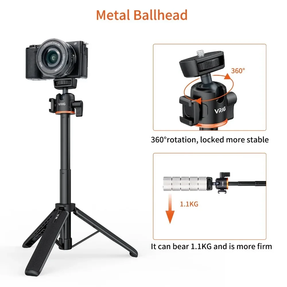TP-06 Mini diperpanjang Tripod - Video Head Tripod Carbon Fiber ulasan dan harga