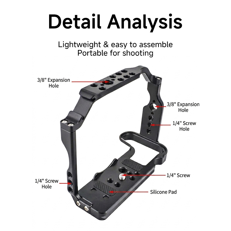 Cage Kamera untuk Canon EOS R1 - Camera Cage Rig Dslr ulasan dan harga