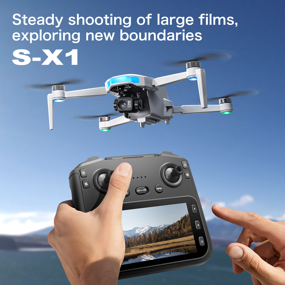 S-X1 GPS Foldable RC Quadcopte - Camera Gimbal Stabilizer 3 Axis Dslr ulasan dan harga