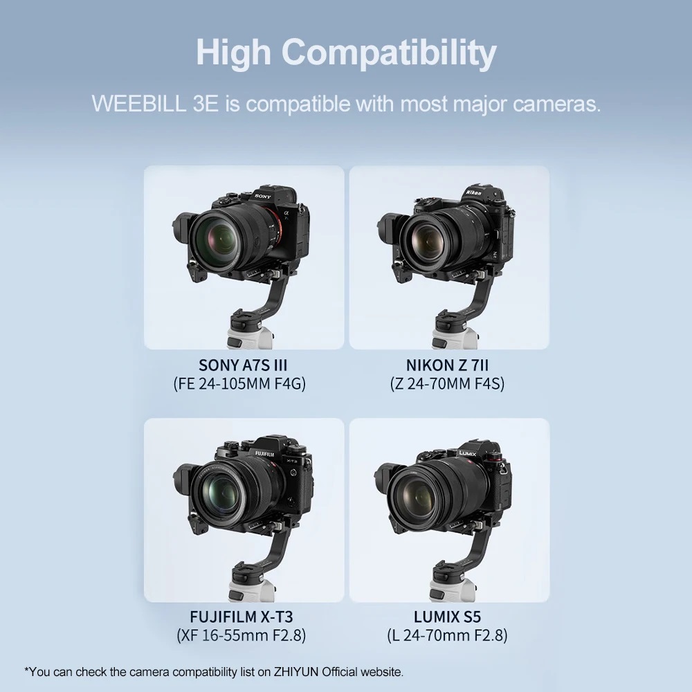 ZHIYUN sinepeer WEEBILL pensta - Camera Gimbal Stabilizer 3 Axis Dslr ulasan dan harga