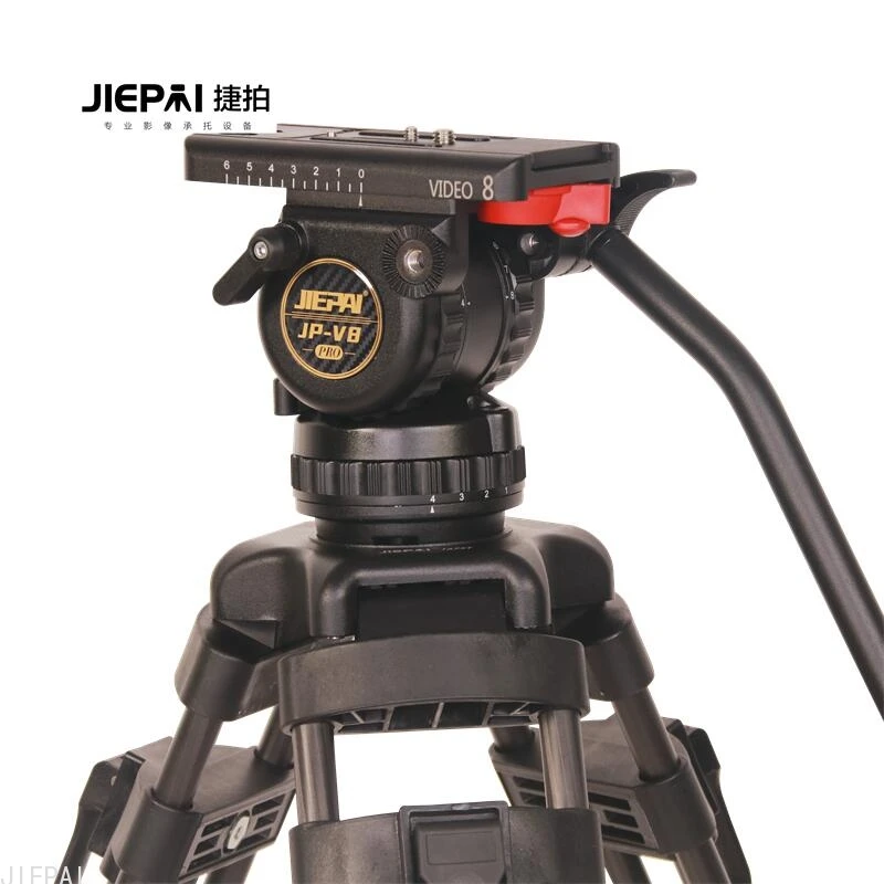 Jeipai VIDEO 8 JP-V8 Pro, Kepa - Video Tripod Fluid Head 75Mm ulasan dan harga