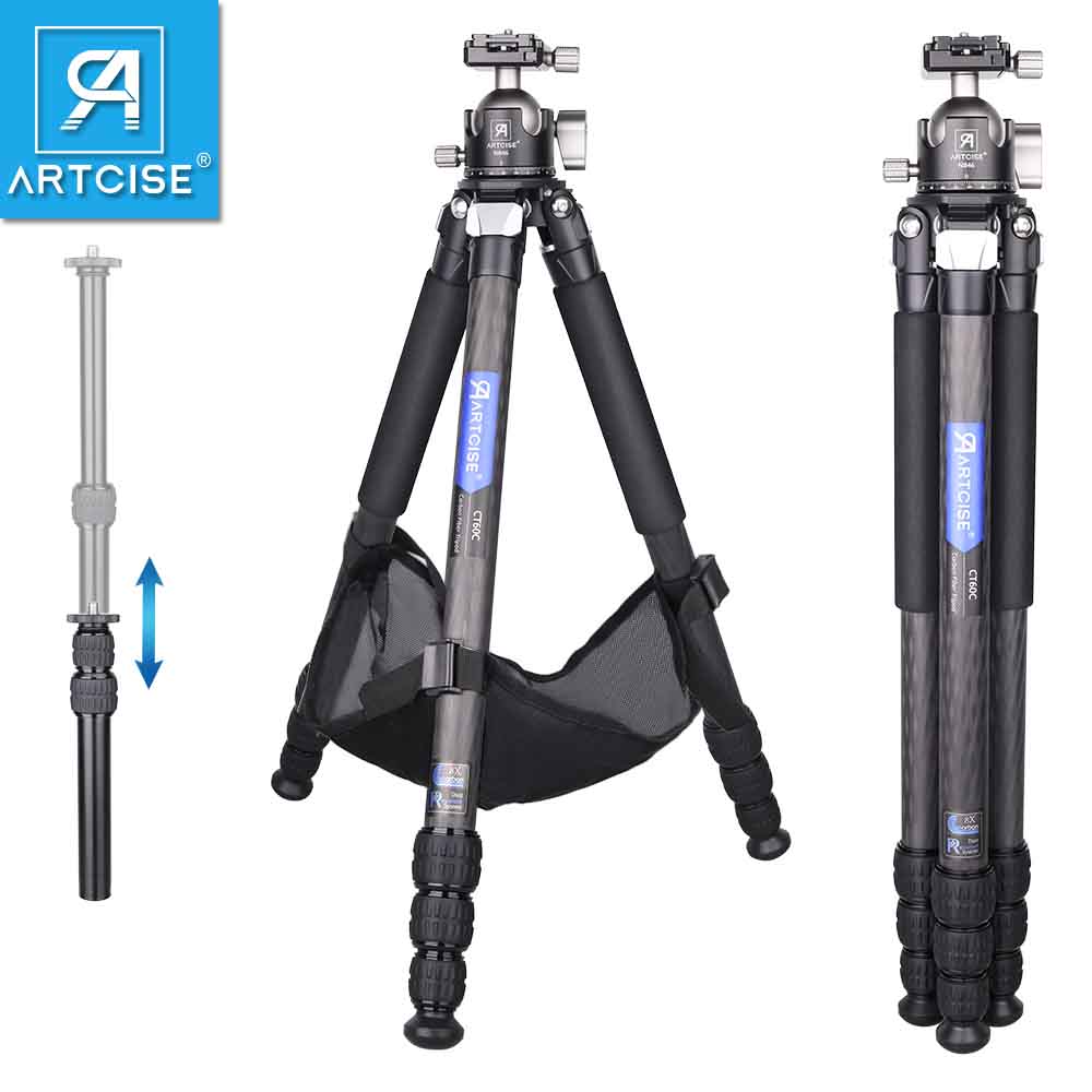 ARTCISE CT70C 158cm Tripod Ser - Video Head Tripod Carbon Fiber ulasan dan harga