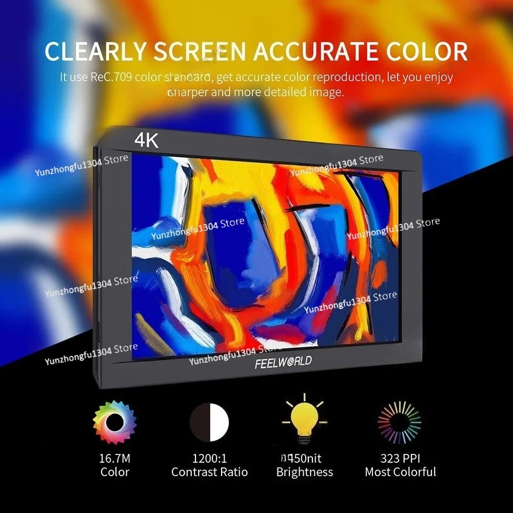 FEELWORLD 7 Inch FW703 IPS Ful - Camera Monitor 7 Inch Hdmi 4K ulasan dan harga