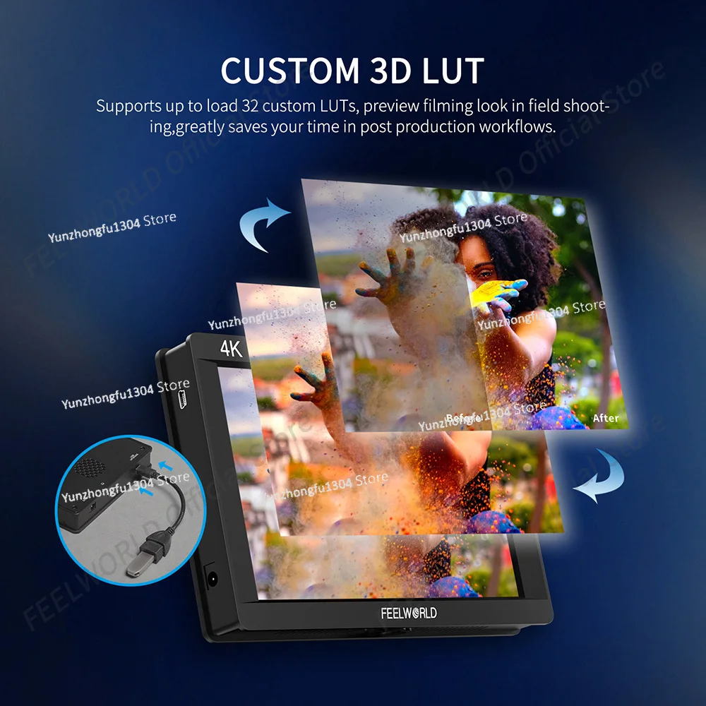 FEELWORLD 7 Inch FW703 IPS Ful - Camera Monitor 7 Inch Hdmi 4K ulasan dan harga