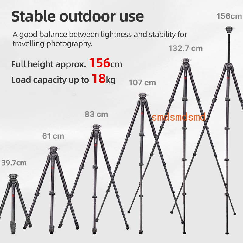 Tripod Kamera Serat Karbon Zer - Video Head Tripod Carbon Fiber ulasan dan harga