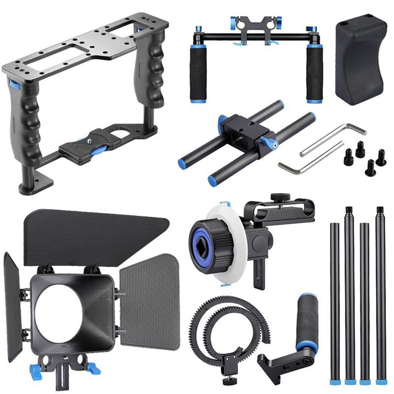 Penstabil Kamera Video Bahu Ri - Camera Shoulder Rig Kit ulasan dan harga