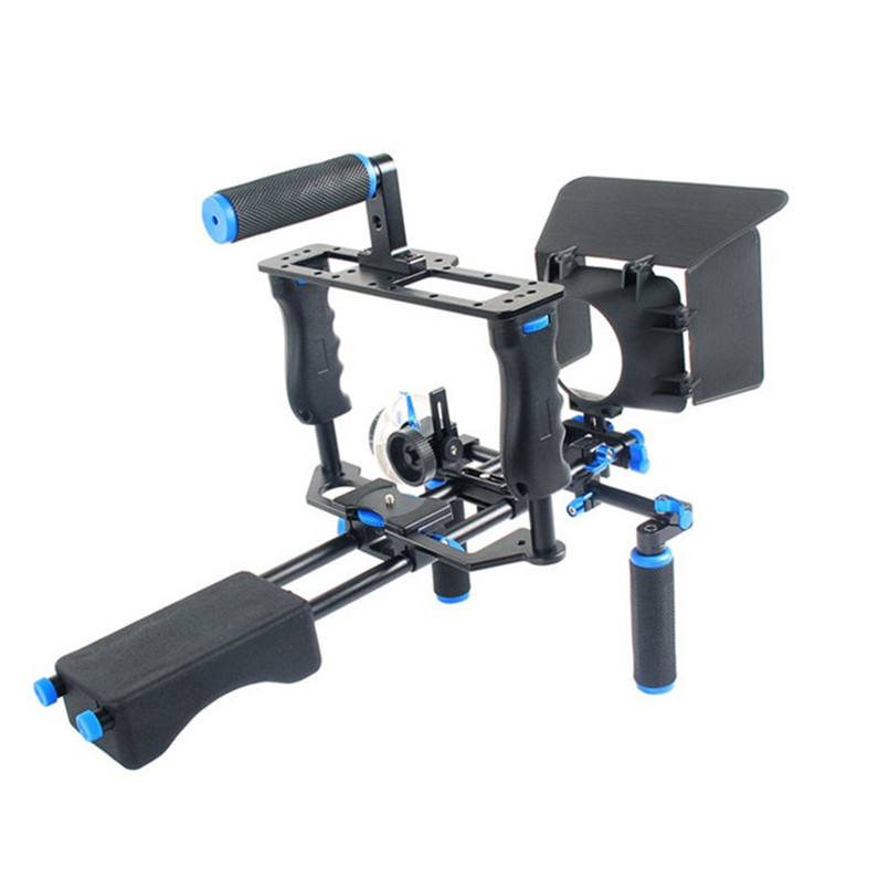 Rig Video Profesional Penstabi - Camera Shoulder Rig Kit ulasan dan harga