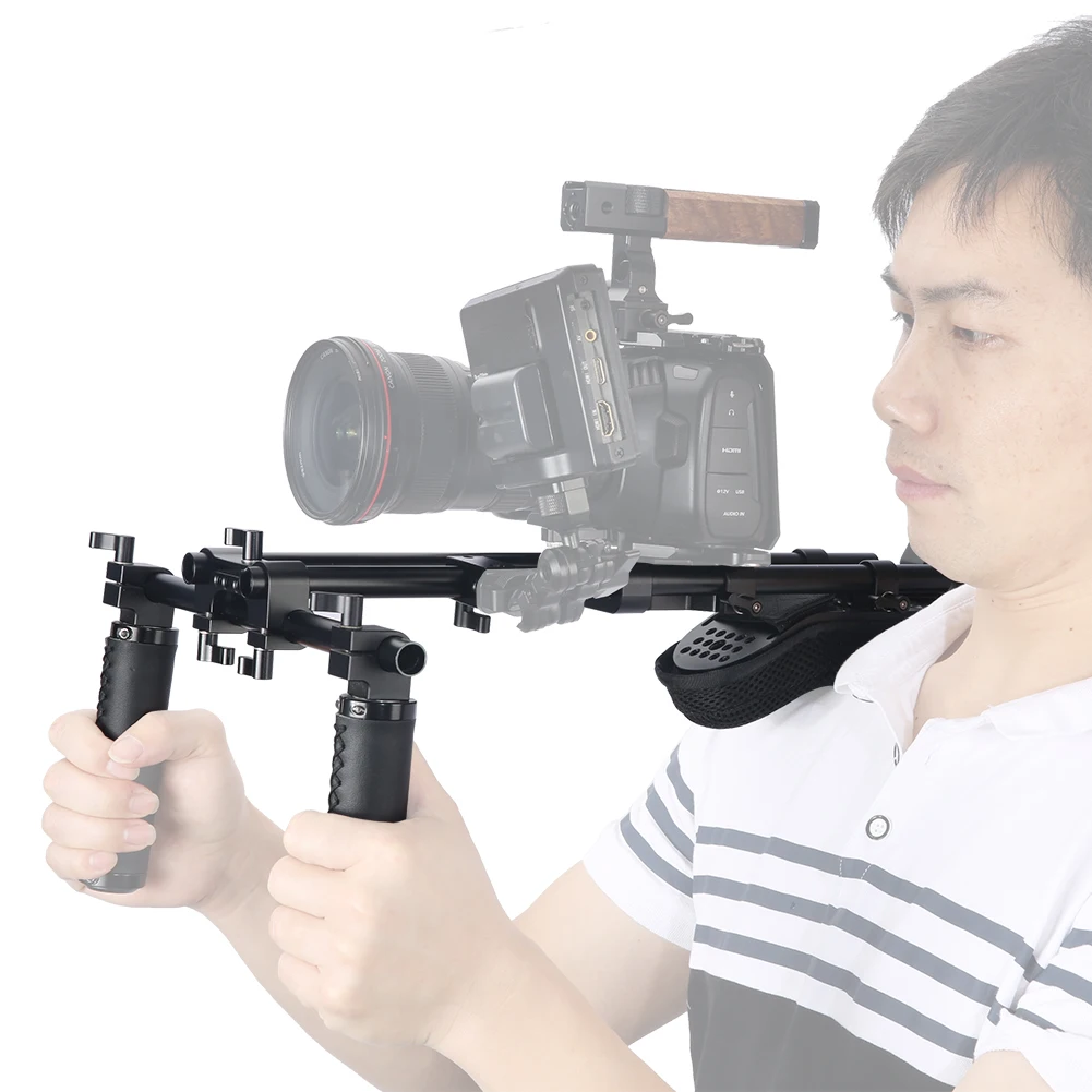 Sistem Rel 15mm Universal untu - Camera Shoulder Rig Kit ulasan dan harga