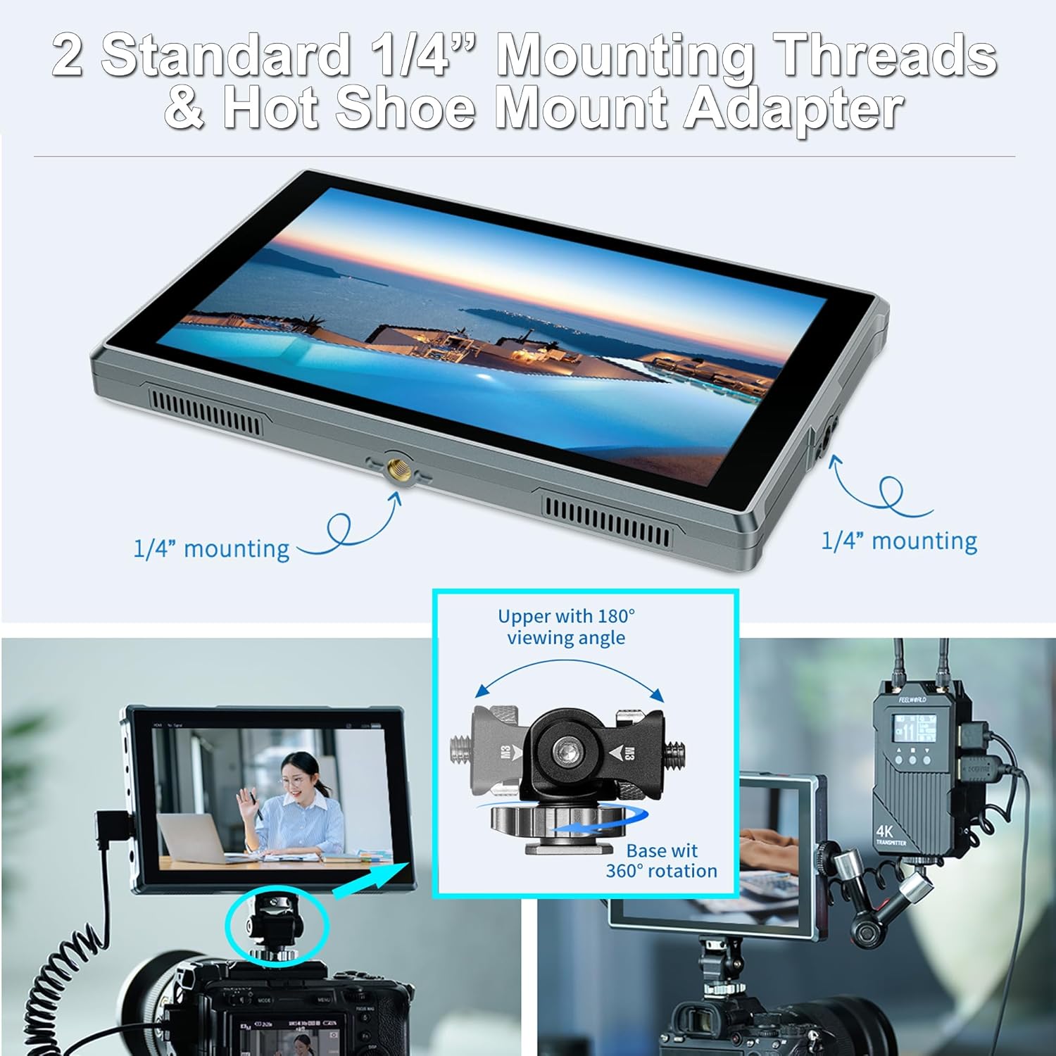 FEELWORLD FW759 PRO Monitor La - Camera Monitor 7 Inch Hdmi 4K ulasan dan harga