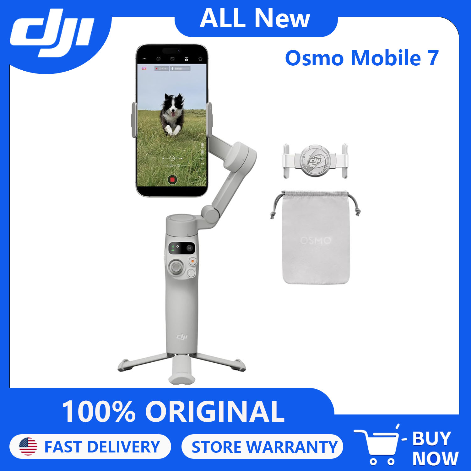 DJI Osmo Mobile 7 Gimbal Stabi - Gimbal Stabilizer For Phone 3 Axis ulasan dan harga