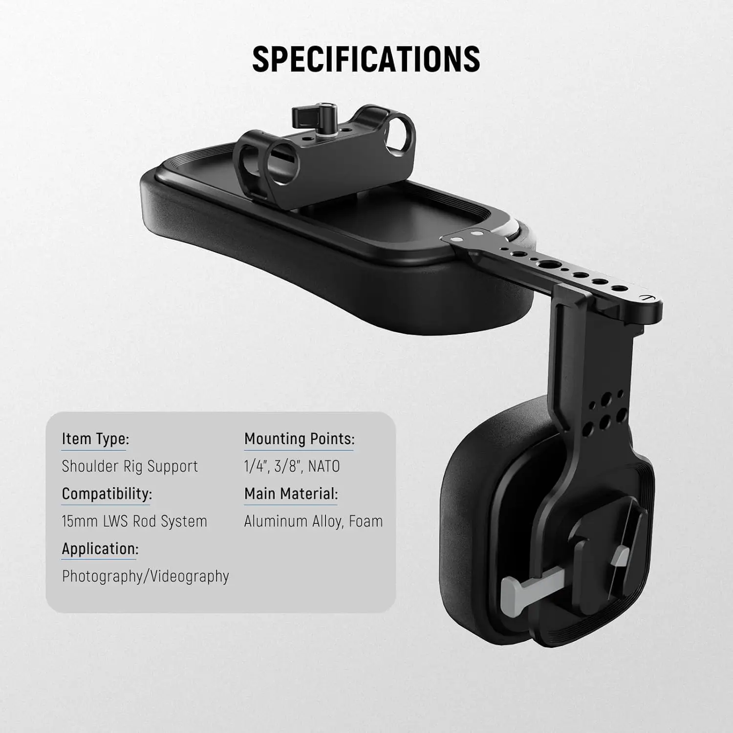 NEEWER Rig Bahu Kamera dengan  - Camera Shoulder Rig Kit ulasan dan harga
