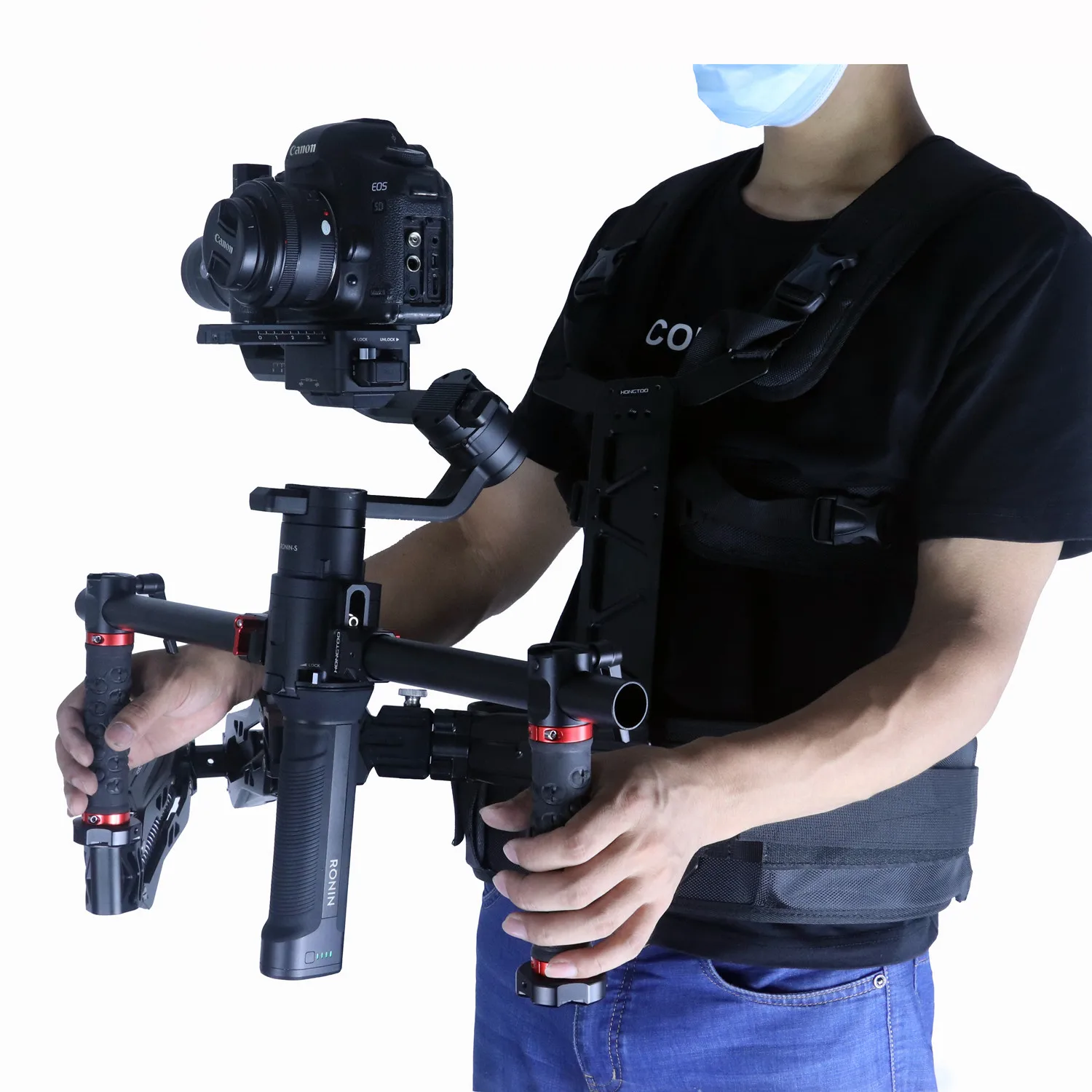 Sistem Stabilizer Portabel Hon - Gimbal Arm Stabilizer Vest ulasan dan harga