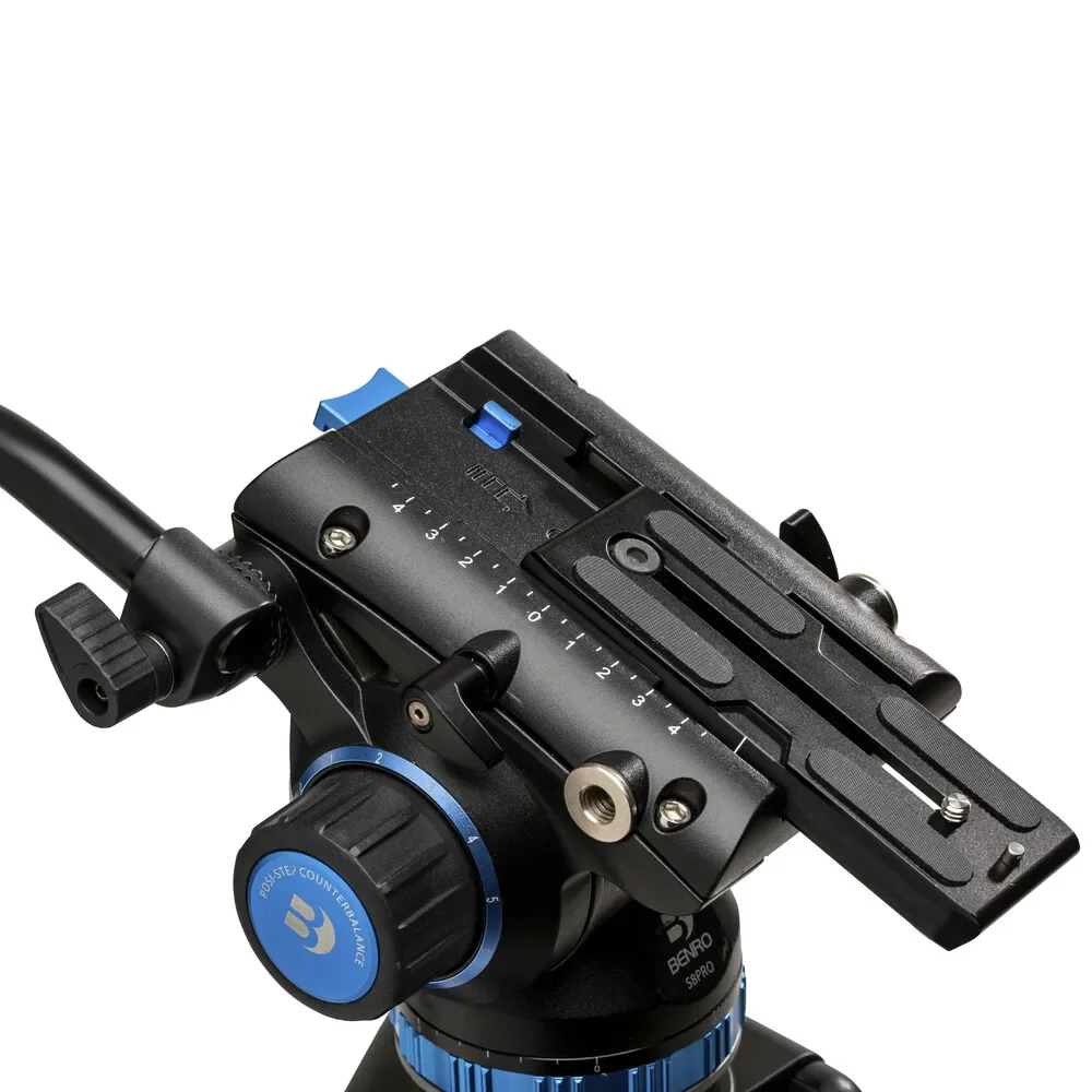 2026 S8PRO Fluid Tripod 75mm G - Video Tripod Fluid Head 75Mm ulasan dan harga