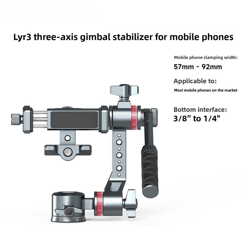 A99E-Live Streaming Vlog 3-Axi - Gimbal Stabilizer For Phone 3 Axis ulasan dan harga