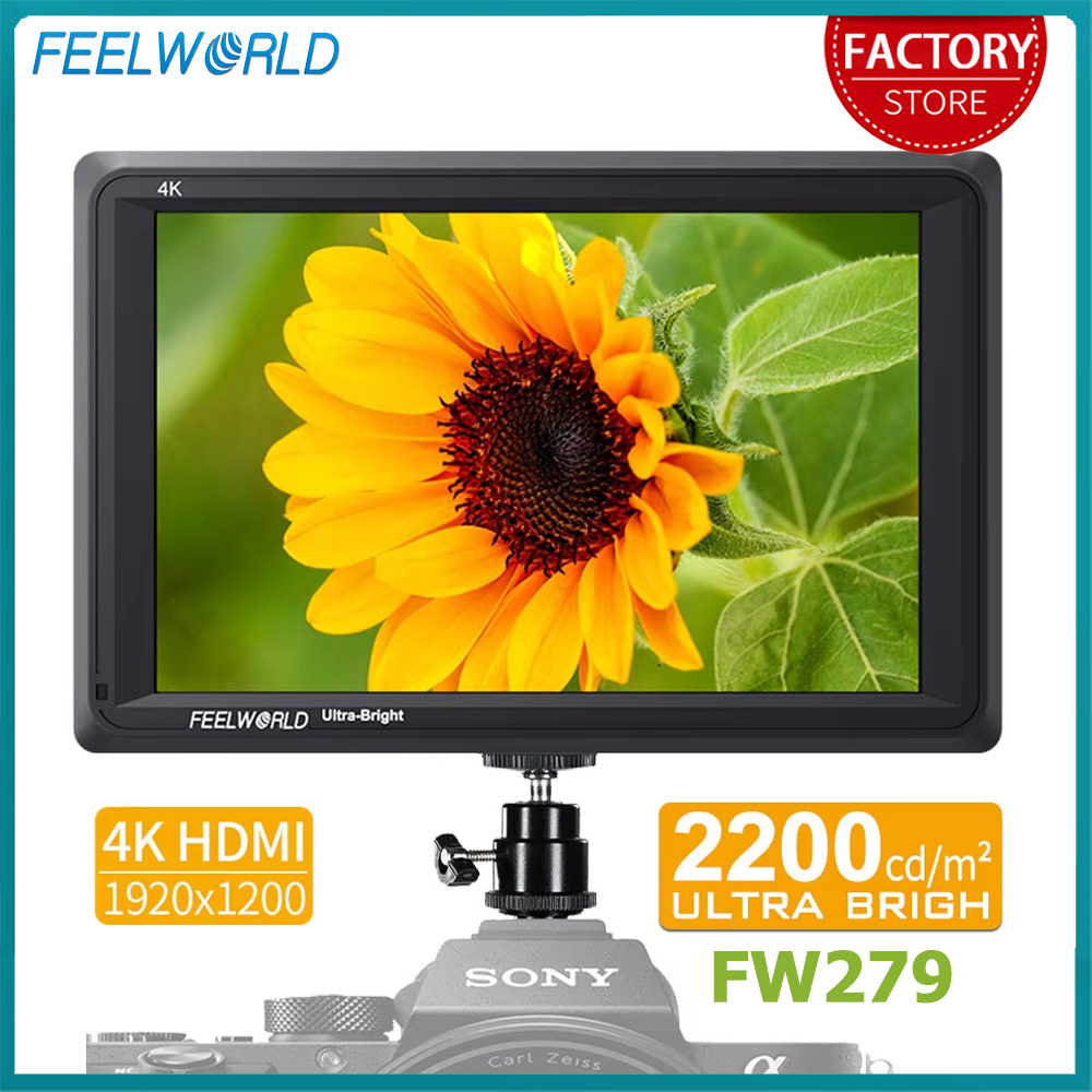 FEELWORLD FW279 Monitor Lapang - Camera Monitor 7 Inch Hdmi 4K ulasan dan harga