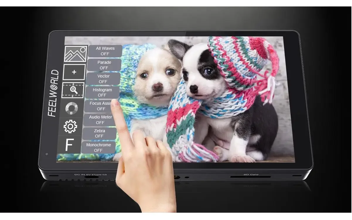 FEELWORLD F7 PRO 7 Inch 3D LUT - Camera Monitor 7 Inch Hdmi 4K ulasan dan harga