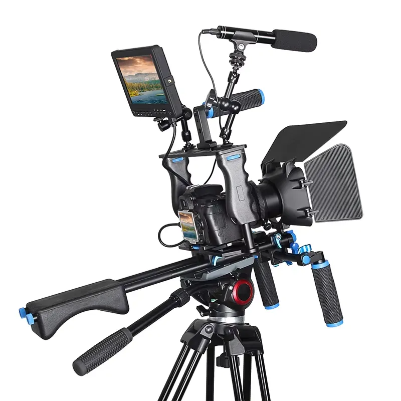 Kit Kamera D221 Camera Cage St - Camera Shoulder Rig Kit ulasan dan harga