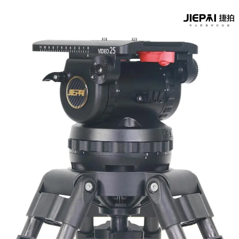 JIEPAI JP-V25T 40KG Tripod Tug - Video Head Tripod Carbon Fiber ulasan dan harga