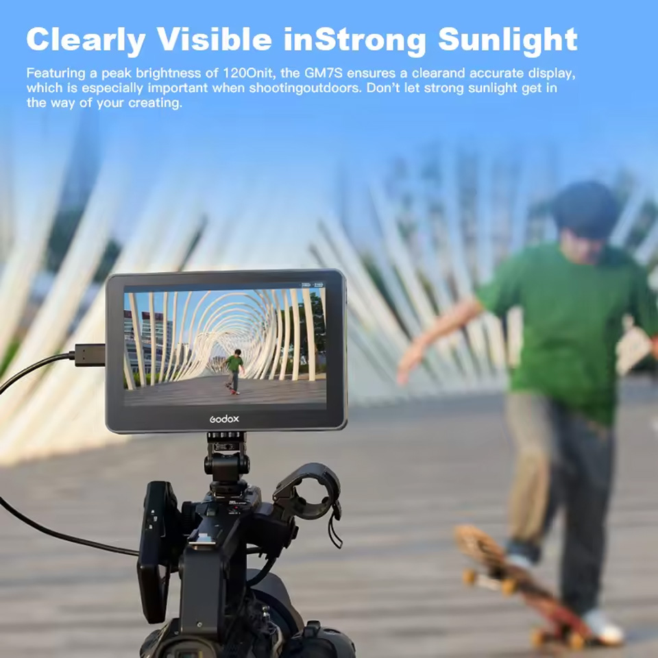 Godox GM7S Monitor On-camera 7 - Camera Monitor 7 Inch Hdmi 4K ulasan dan harga