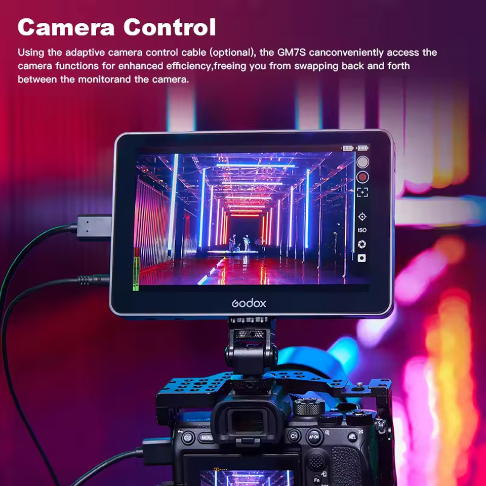 Godox GM7S 4K HDMI Monitor Kam - Camera Monitor 7 Inch Hdmi 4K ulasan dan harga