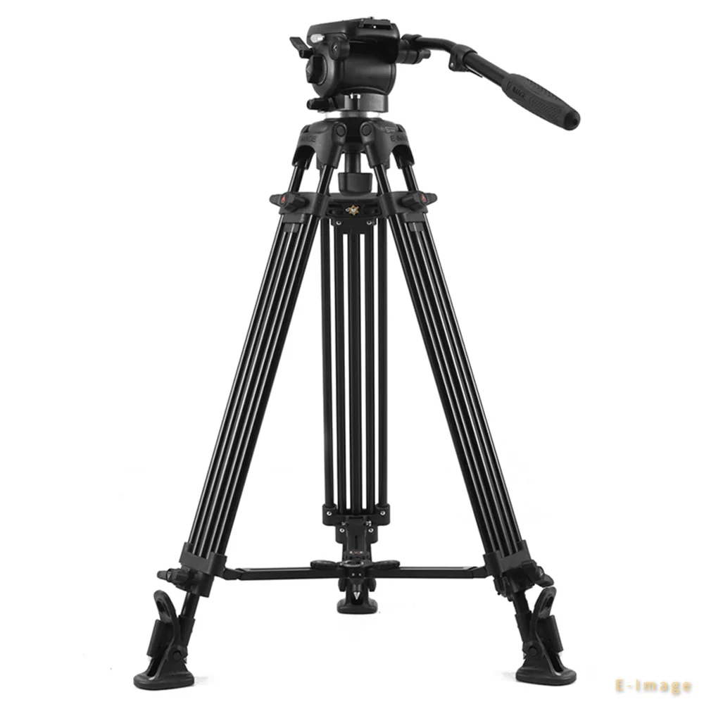 2026 E-IMAGE EK650 Profesional - Video Tripod Fluid Head 75Mm ulasan dan harga