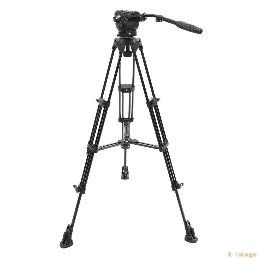 2026 E-IMAGE EK650 Profesional - Video Tripod Fluid Head 75Mm ulasan dan harga
