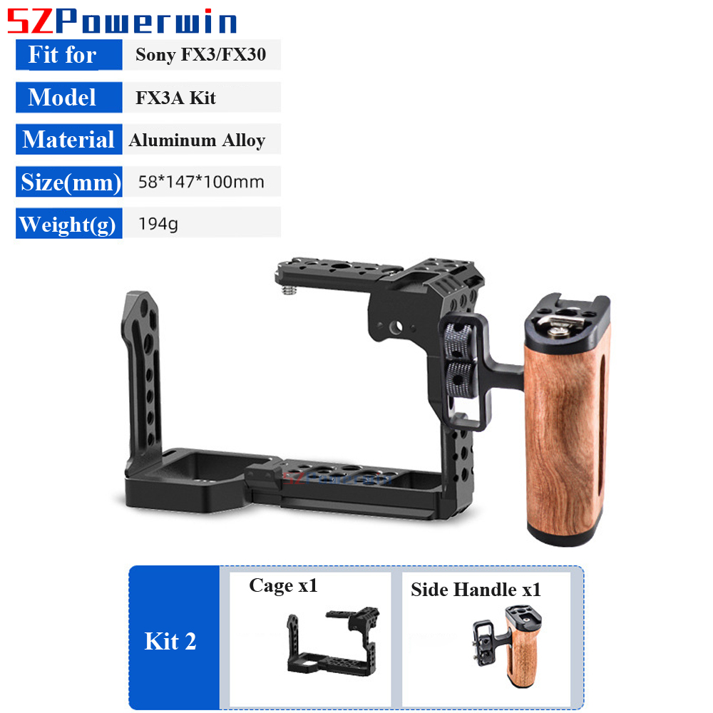 Powerwin Untuk Kamera Sony FX3 - Camera Cage Rig Dslr ulasan dan harga