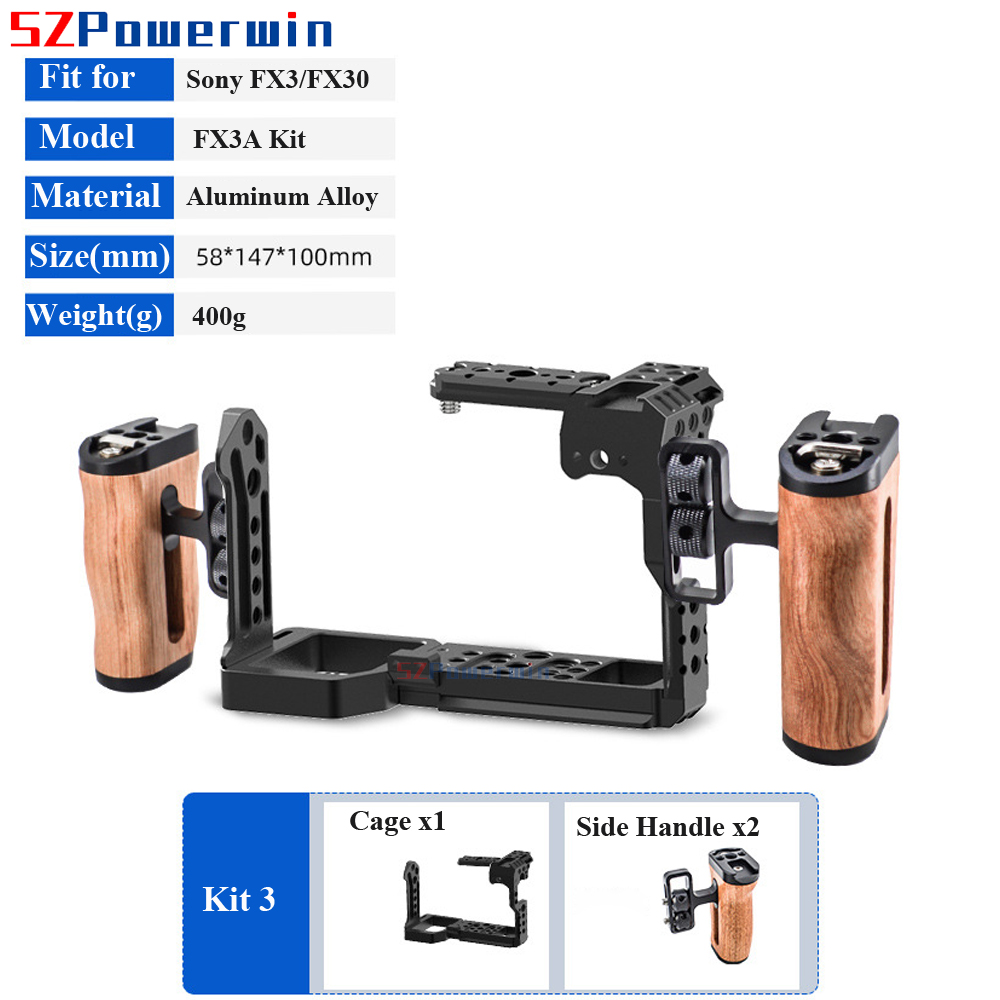 Powerwin Untuk Kamera Sony FX3 - Camera Cage Rig Dslr ulasan dan harga